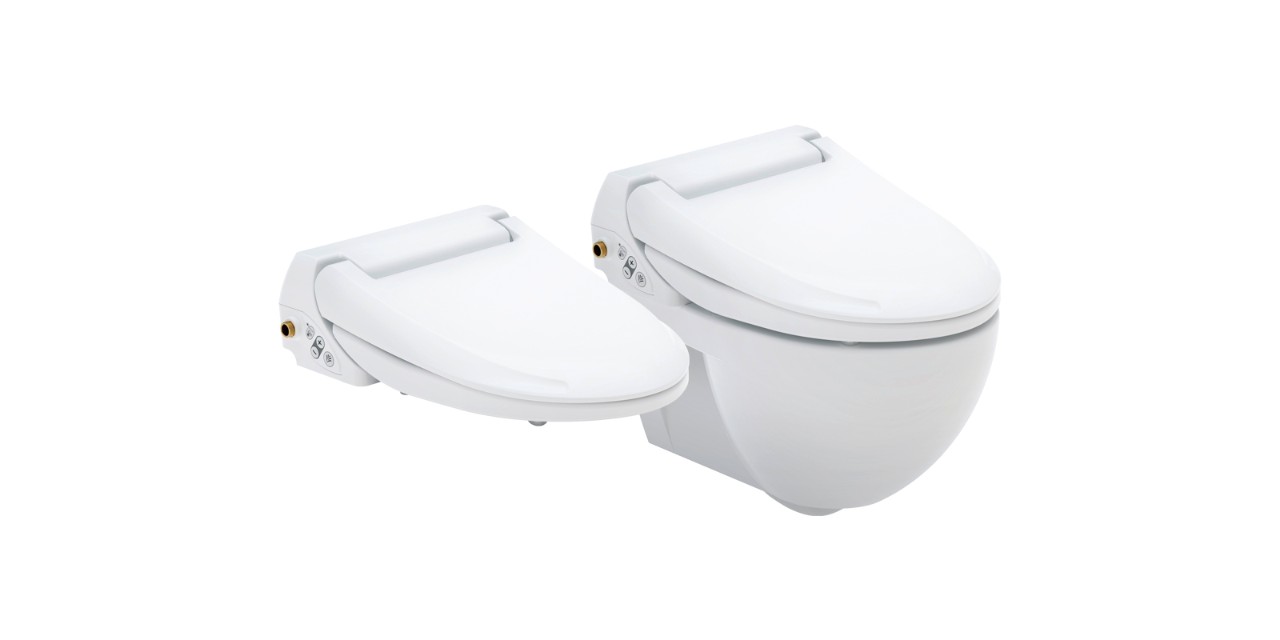 Douche wc en toilet zitting Douche wc en toilet zitting