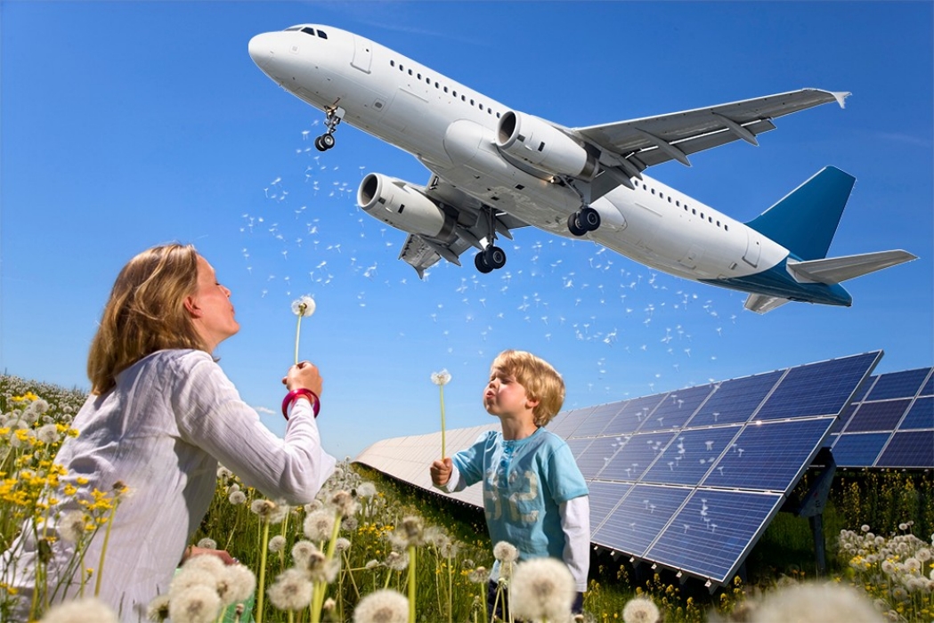 Minder vliegvakanties, meer zonnepanelen Minder vliegvakanties, meer zonnepanelen
