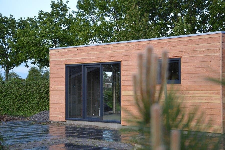 Voorbeeld van een aanbouw met hout | © HG Bouwtechniek Voorbeeld van een aanbouw met hout | © HG Bouwtechniek