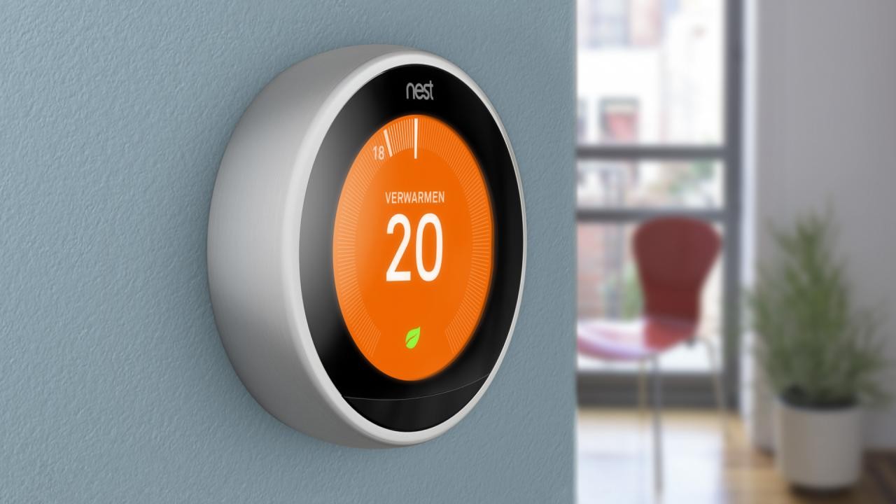 Slimme thermostaat van Nest Slimme thermostaat van Nest
