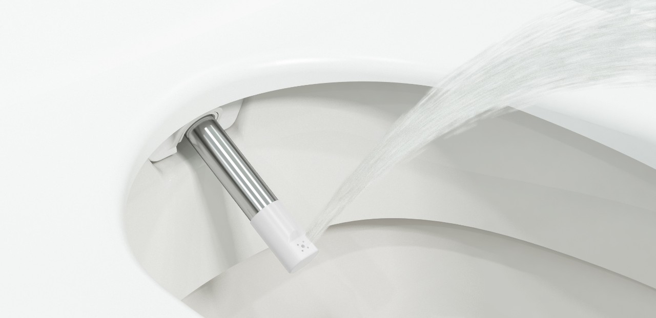 Langer zelfstandig naar het toilet met een douche-wc Langer zelfstandig naar het toilet met een douche-wc