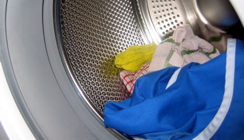 Gevulde wasmachine