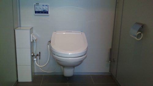 Installatiezuil en douchetoilet