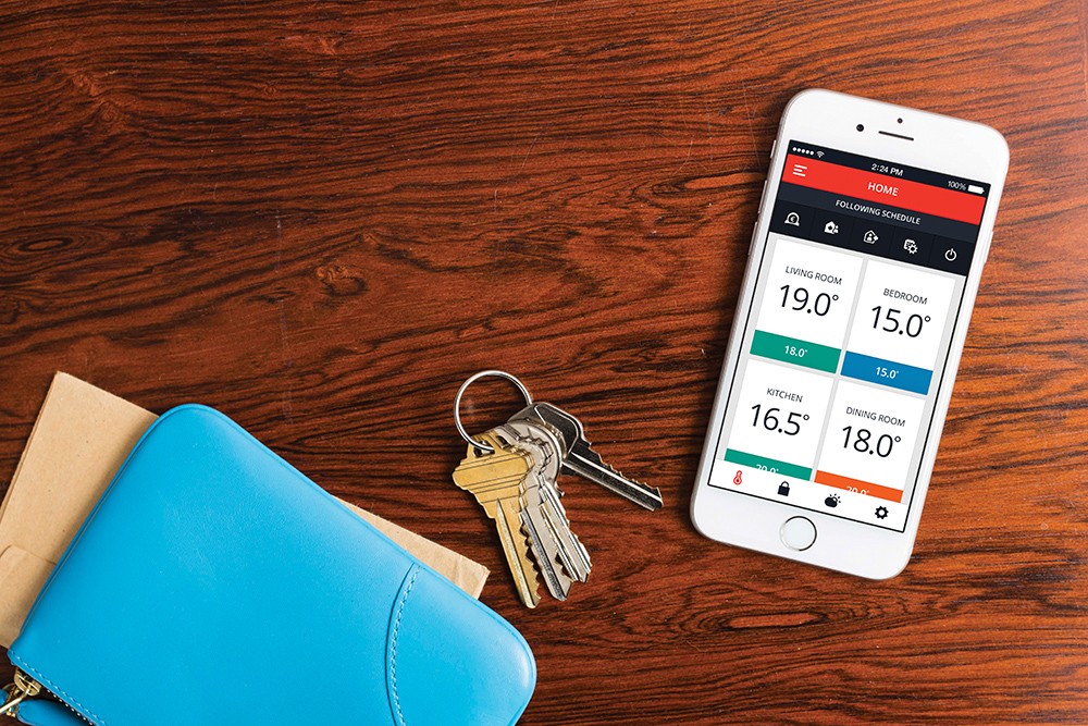 Regel uw verwarming eenvoudig via een app! Regel uw verwarming eenvoudig via een app!