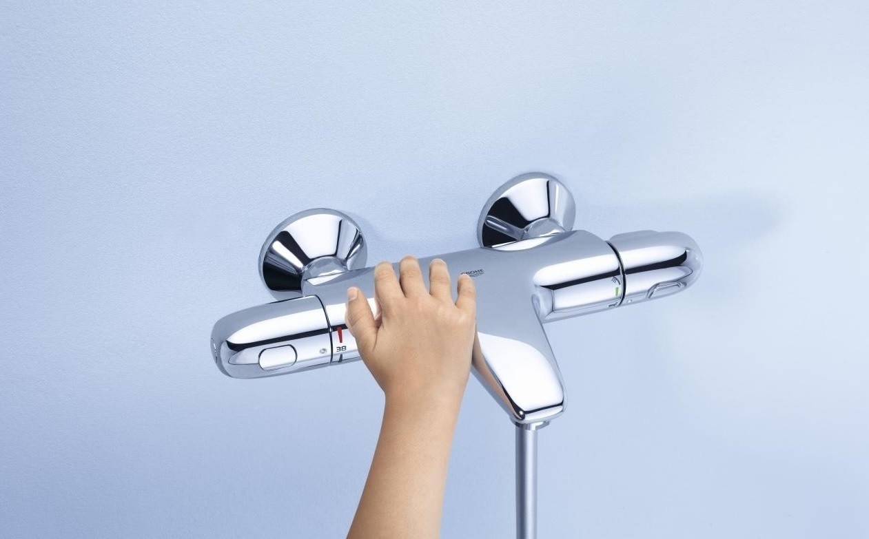 ernstig Schipbreuk Moderniseren Bekende thermostaatkraan van GROHE met ongekende nieuwe mogelijkheden