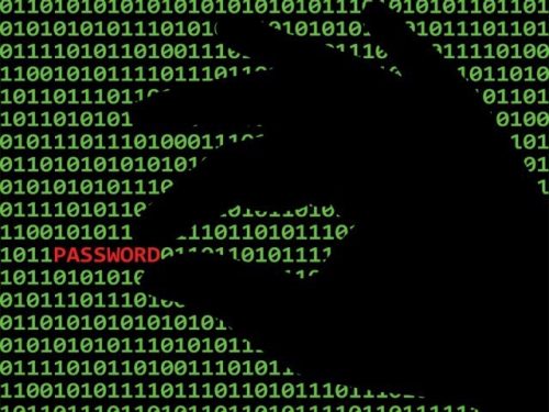 Hacker steelt een wachtwoord