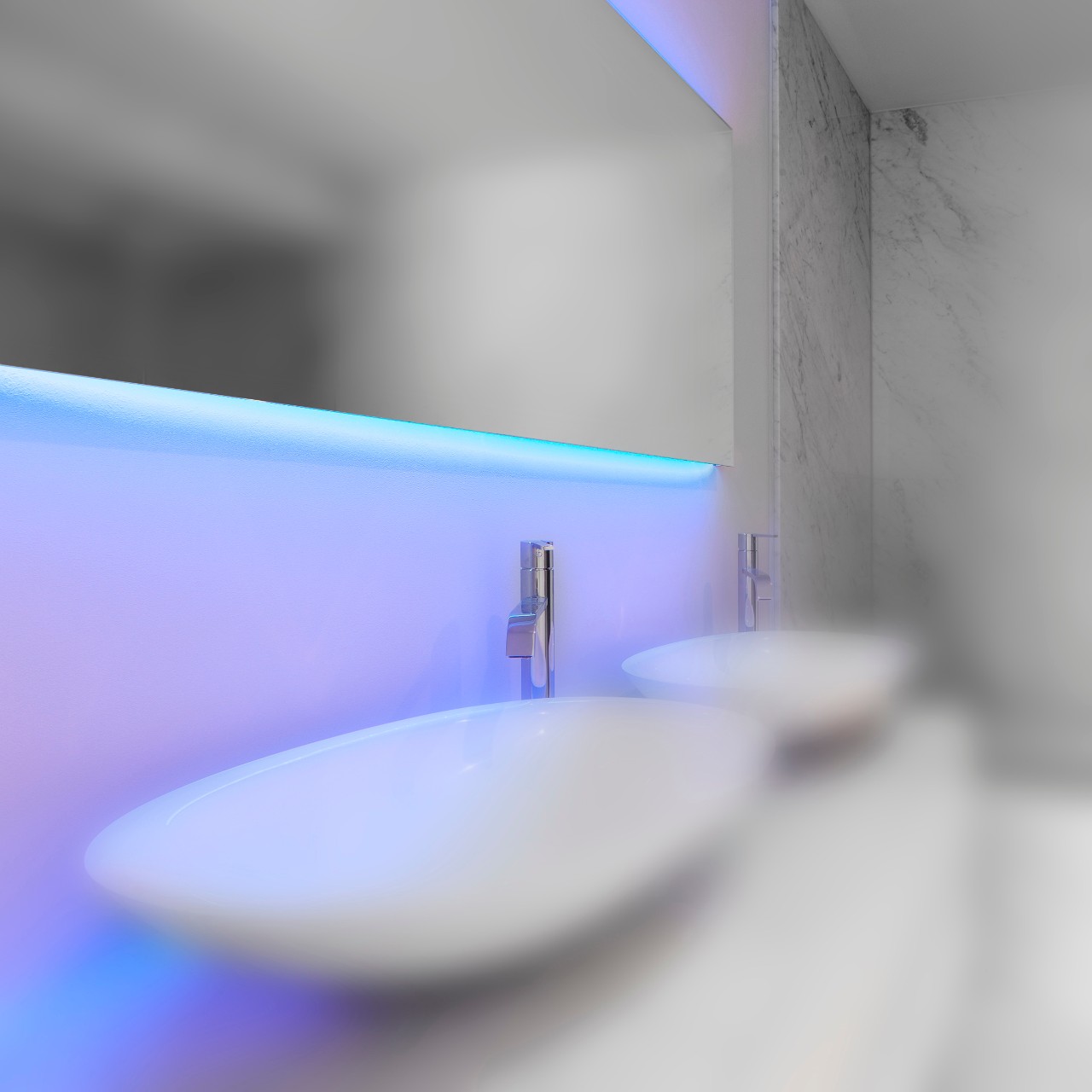 LED-spiegel van Looox
