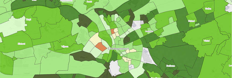 Voorbeeld kaart per wijk Voorbeeld kaart per wijk