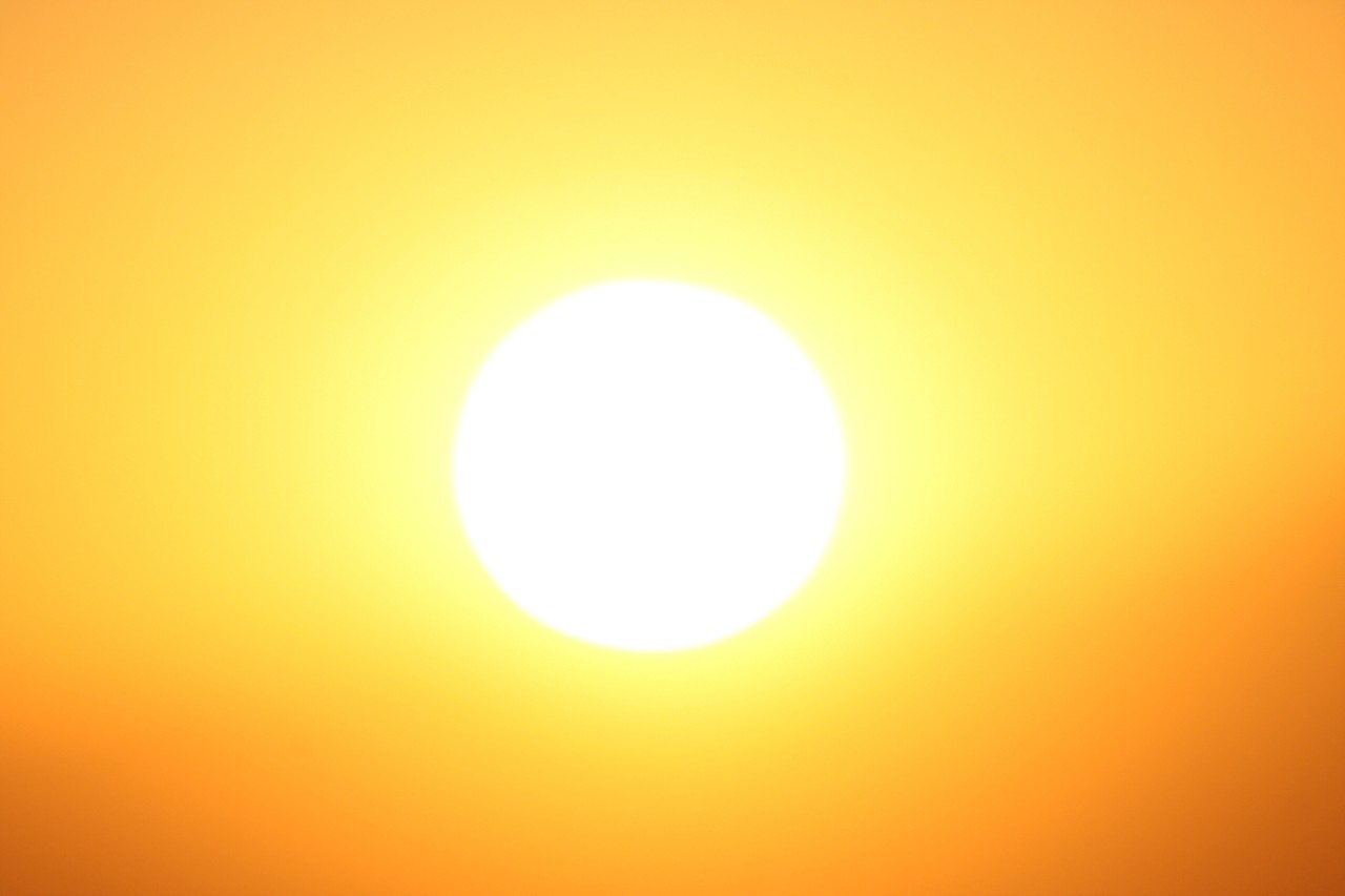 Ondergaande zon
