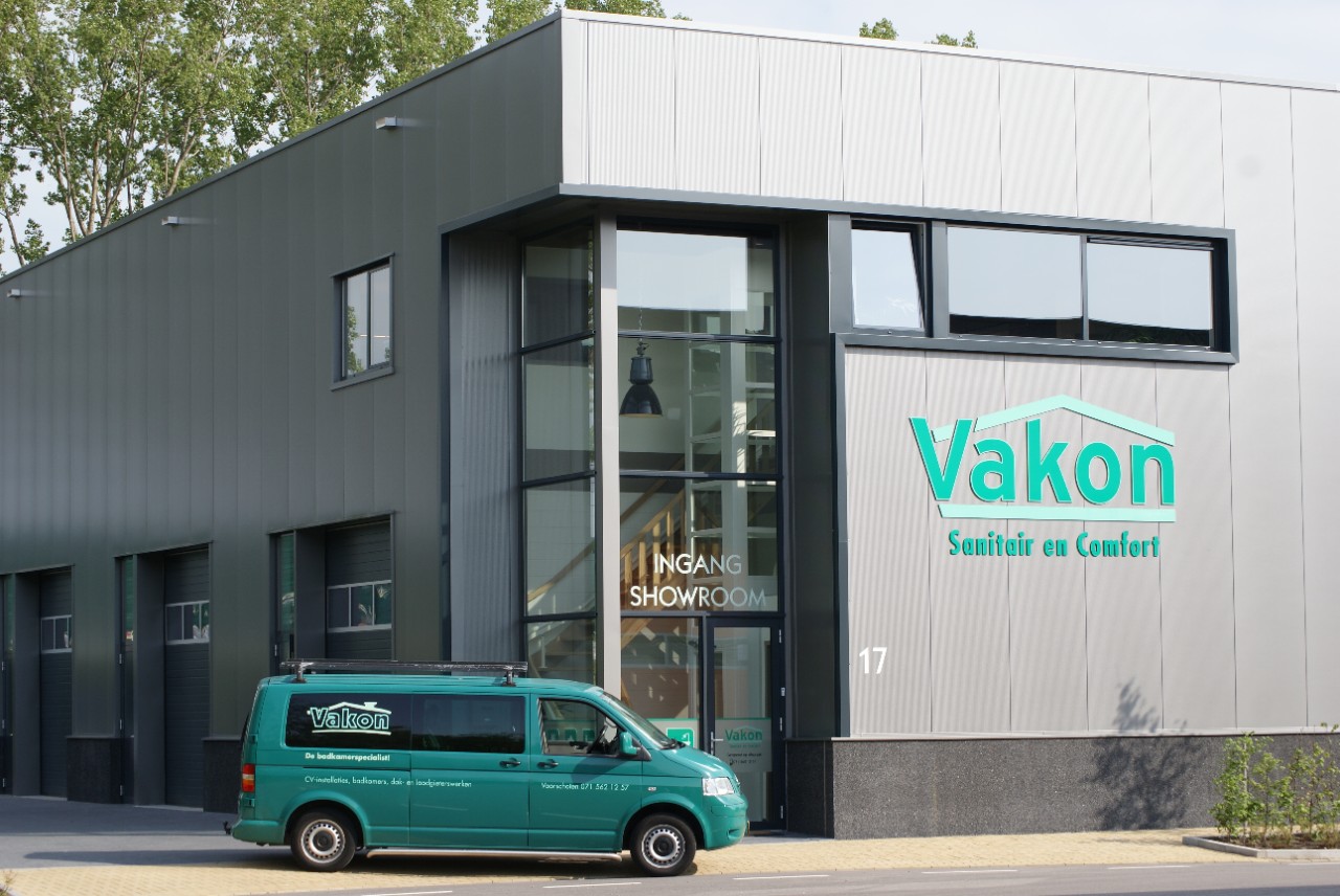 Vakon-showroom in Voorschoten Vakon-showroom in Voorschoten