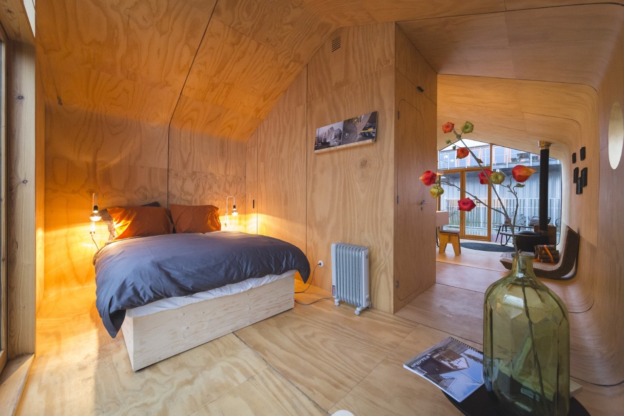 Voorbeeld van een Tiny house: het wikkelhuis