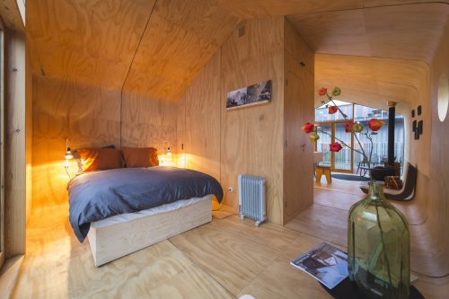 Voorbeeld van een Tiny house: het wikkelhuis