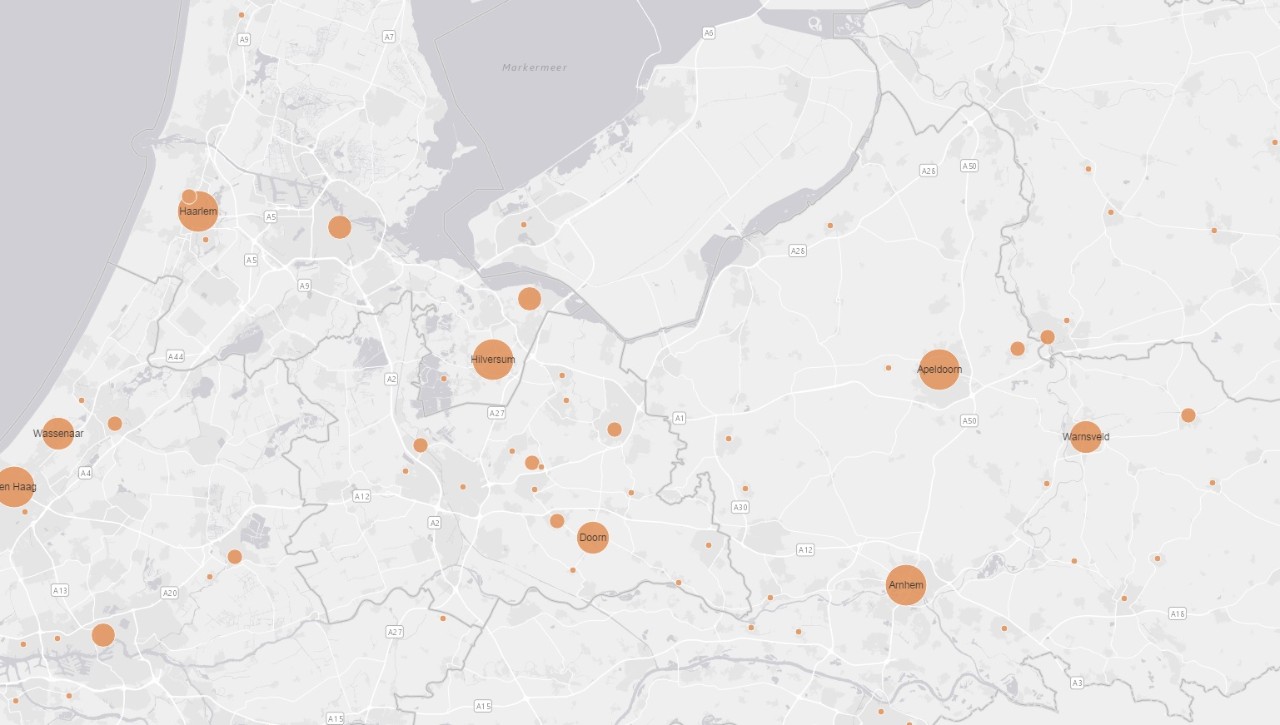 Woonzorgcentra in beeld // Klik op de kaart voor een uitvergroting