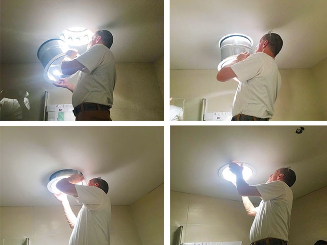 Rob van der Zon installeert de Solartube Rob van der Zon installeert de Solartube