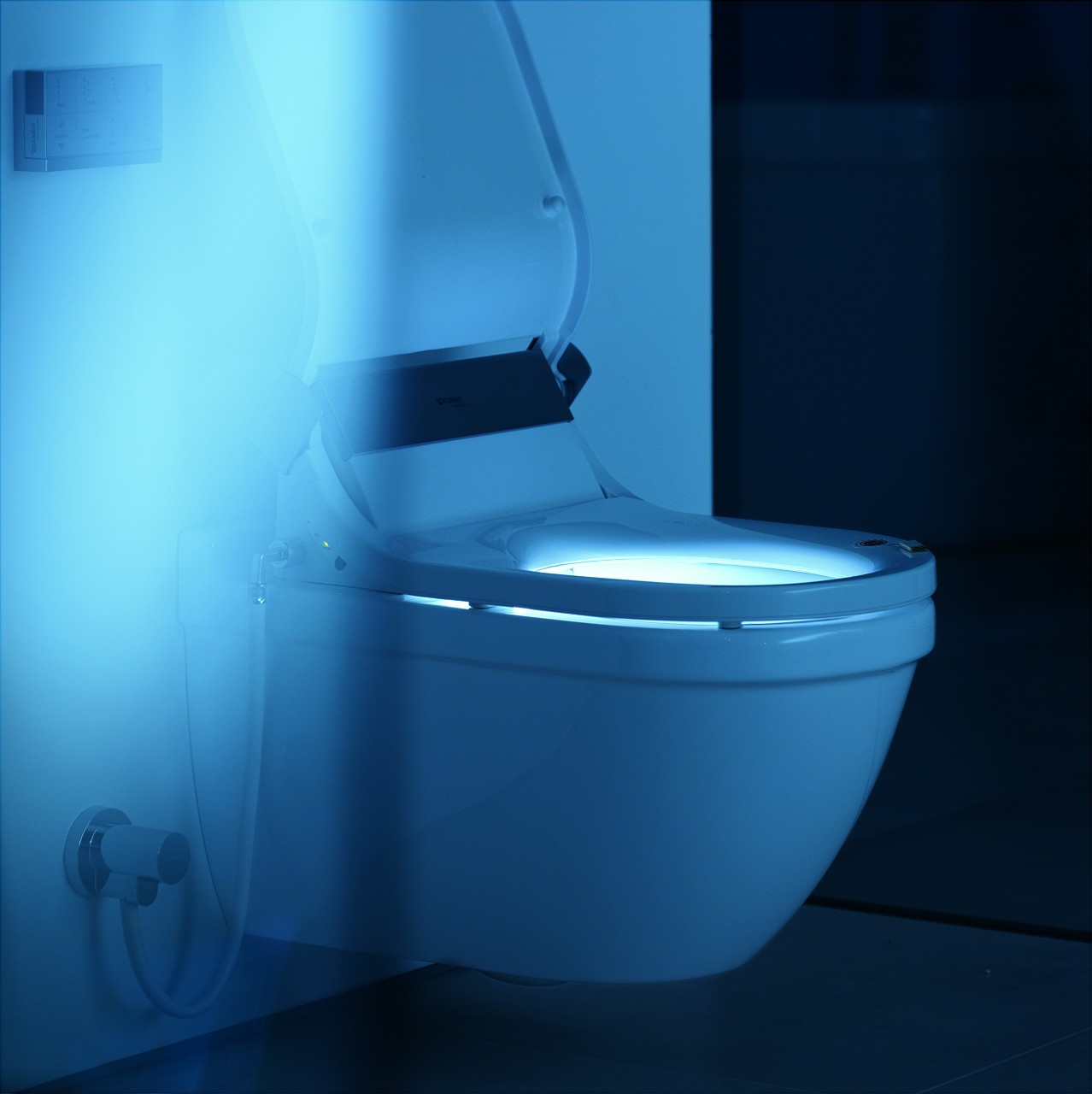 LED-verlichting in de Sensowash douche-wc LED-verlichting in de Sensowash douche-wc