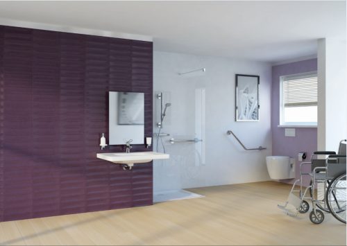 Badkamer met Ideal comfortsanitair