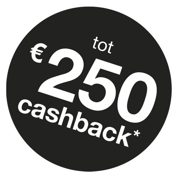 Tot 250 euro cashback