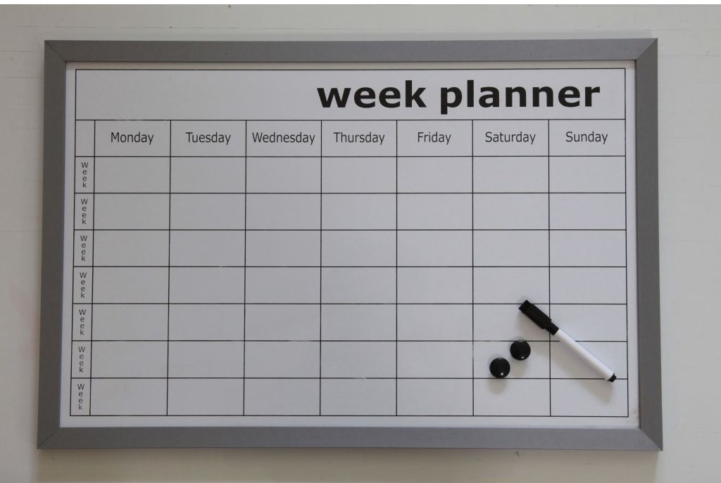 Silicium touw Kust Whiteboard weekplanner Woonexpress