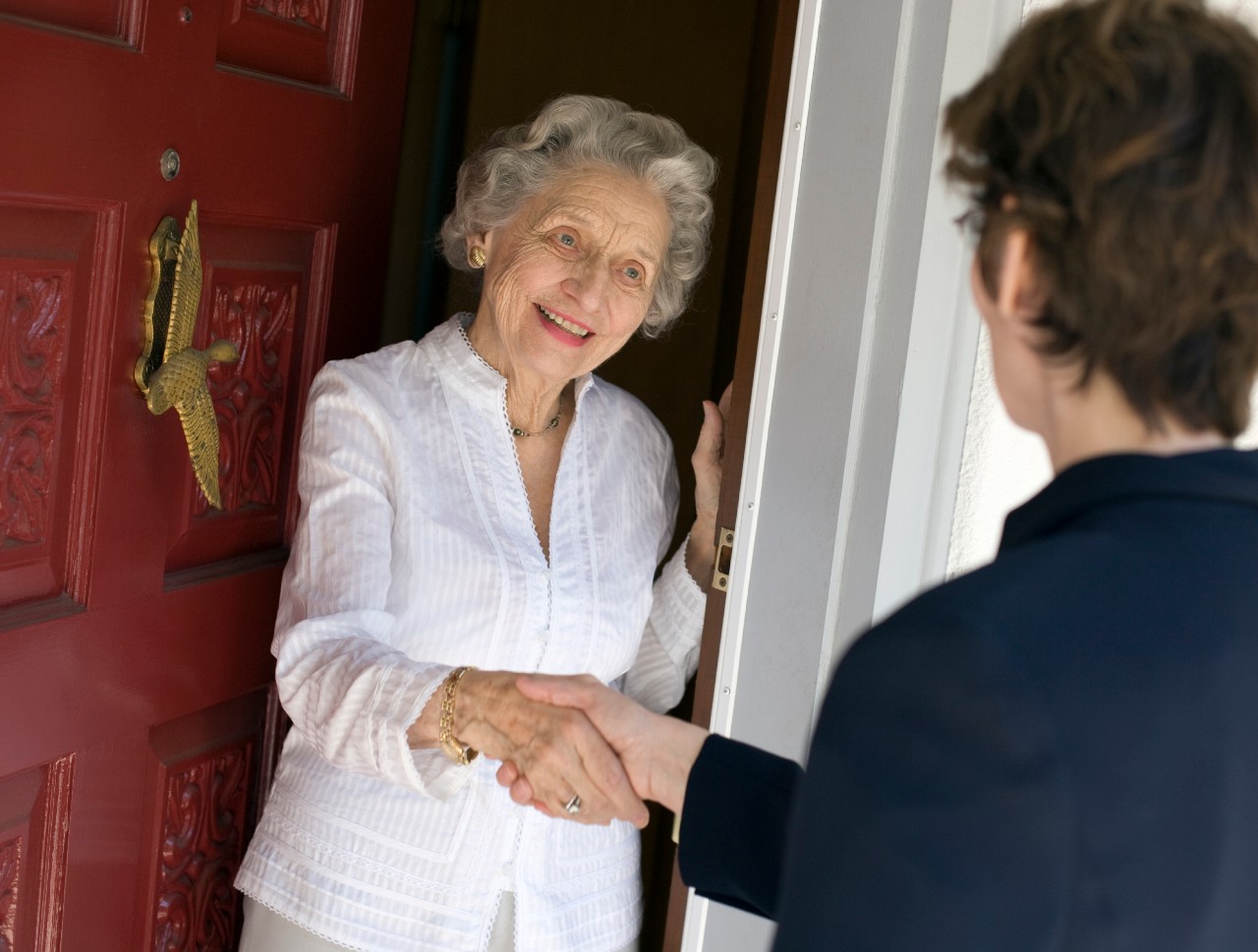 Voordeur seniorenwoning Voordeur seniorenwoning