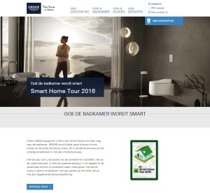 Ook de badkamer wordt smart