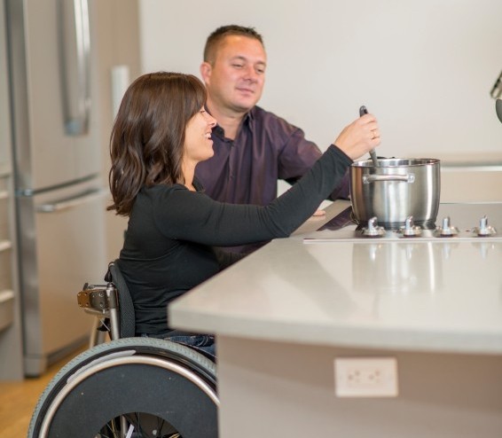 Lees meer over Onderrijdbare keuken