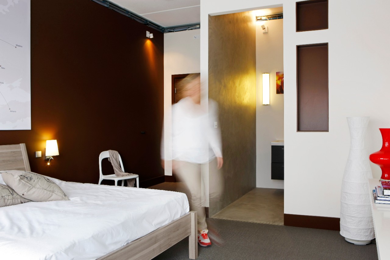 Slaapkamer met BoWall Slaapkamer met BoWall