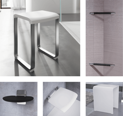 Comfort 4 Life douchezitjes en wandgrepen Comfort 4 Life douchezitjes en wandgrepen