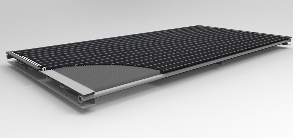 Triple Solar PVT-warmtepomppaneel Triple Solar PVT-warmtepomppaneel